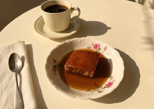 Banana Sticky Toffee Pudding with ZenVroth